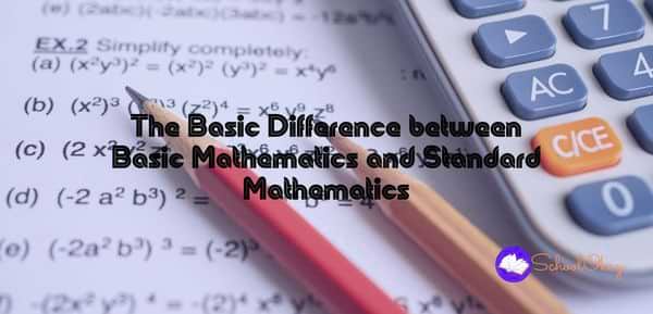 The Basic Difference Between Basic Math And Standard Math